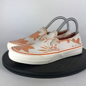 Vans Classic Slip On Ultra Cush Orange/Floral Casual Shoes Women’s Size 7